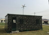 Cina 4M Turbin Angin Instal Pada Wadah 400W Generator Angin Menyuplai Listrik Untuk Rumah Bergerak perusahaan